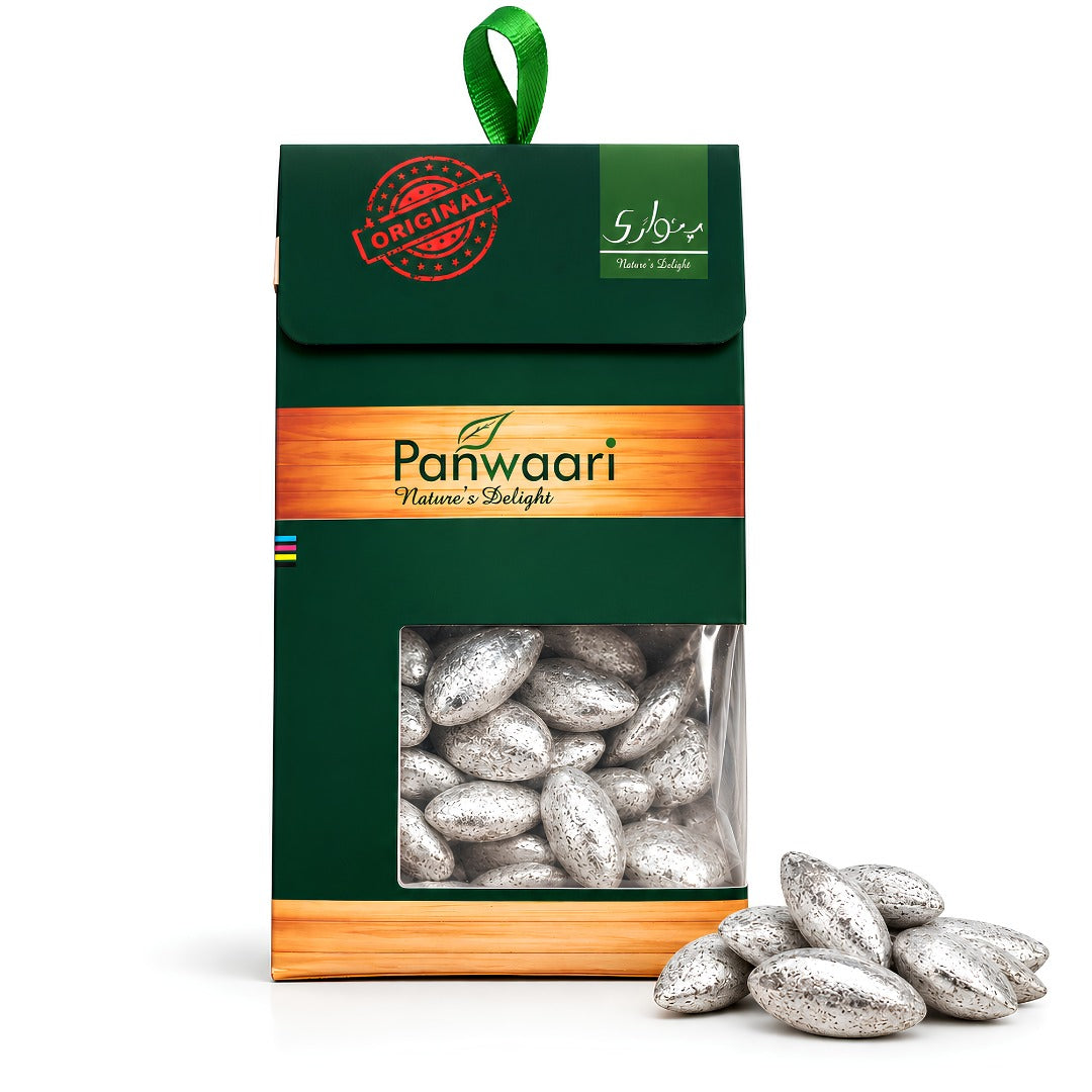 Panwaari Royal Silver Coated Almonds